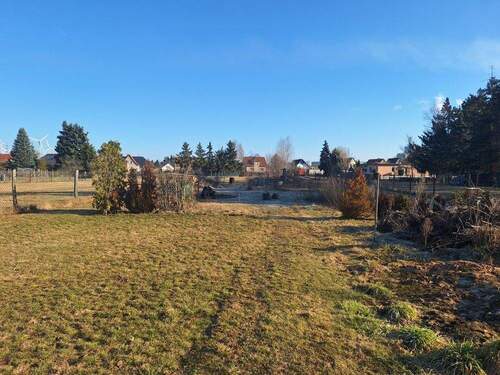 Blick auf das Grundstück - 