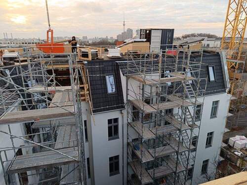 Baufortschritt - Etagenwohnung mit 65,80 m&sup2; in Berlin zum Kaufen