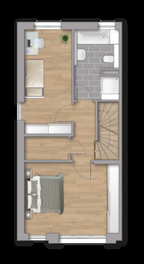 Obergeschoss - Reihenendhaus mit 130,10 m² in Langen zum Kaufen