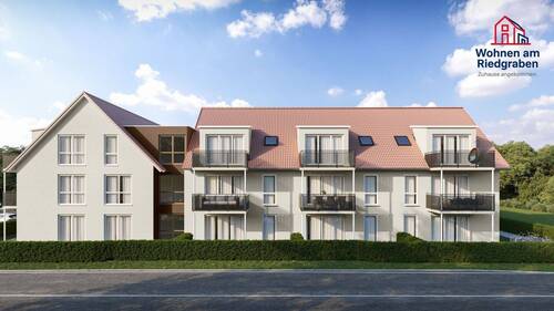 Außenansicht von der Wiesenstraße (unverbindliche Visualisierung).jpg - Großzügige Erdgeschosswohnung mit privatem Gartenanteil