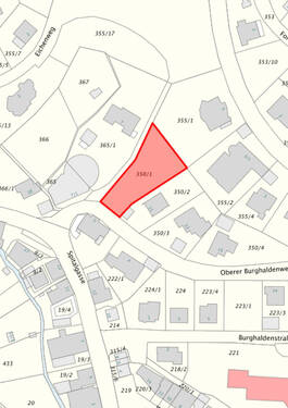 Lageplan - Grundstück zum Kaufen in Alpirsbach