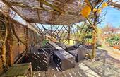 Große überdachte Terrasse - 