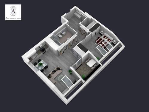 3D-Plan Ansicht 1 - 
