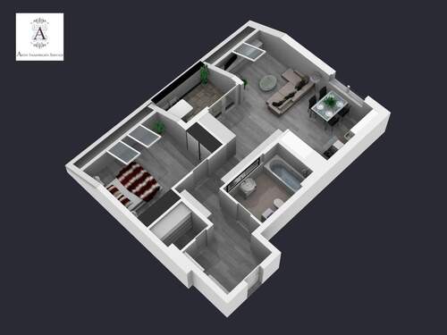3D-Plan Ansicht 2 - 