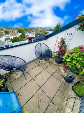 Balkon Ansicht 1 - 2 Zimmer Etagenwohnung zur Miete in Frankfurt am Main