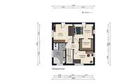 Grundriss Obergeschoss - Einfamilienhaus mit 123,00 m² in Kirchroth zum Kaufen
