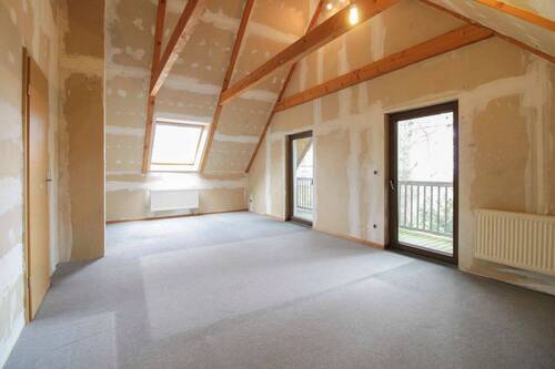 Schlafzimmer II mit Loggia OG - Doppelhaushälfte mit 162,90 m² in Vollrathsruhe zum Kaufen