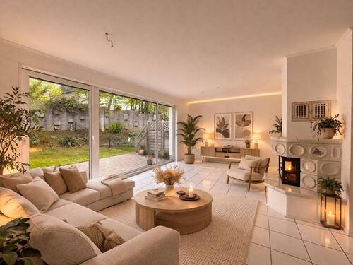 Wohnzimmer Haus Visualisierung - 9 Zimmer Mehrfamilienhaus, Wohnhaus in Essen