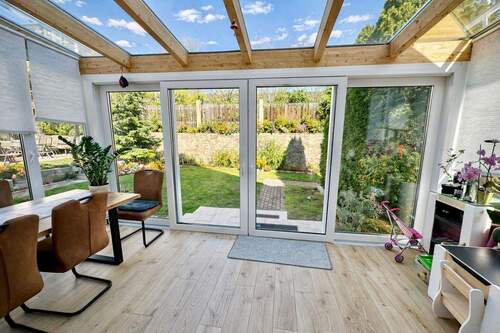 neu angebauter Wintergarten am Wohnzimmer - 