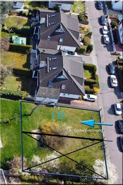Oberursel Steinstraße 1 Grundstück 02 Drohne 4 ei - OBERURSEL-Stierstadt: TOPLAGE! - 418.600,00&nbsp;EUR Kaufpreis, ca.&nbsp; 0,00&nbsp;m&sup2;