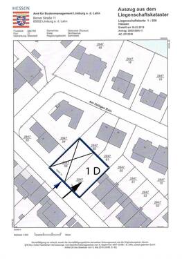 Oberursel Steinstraße 1 Grundstück 01 Lageplan 2 - 