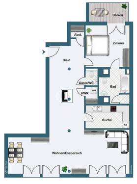 2. Obergeschoss - 