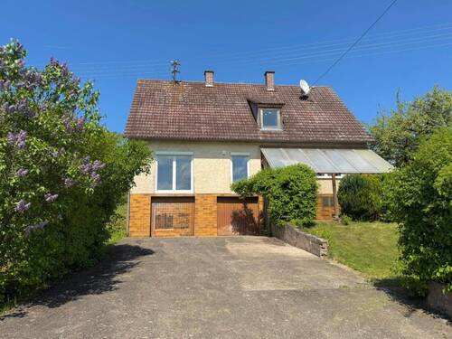 Südansicht - Einfamilienhaus mit 142,20 m² in Fremdingen / Hochaltingen zum Kaufen