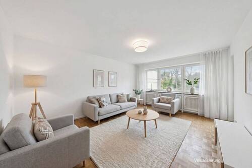 Bild 1 - Sonnige Dreizimmerwohnung mit Balkon in ruhiger Zehlendorf Lage