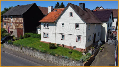 Straßenansicht - Einfamilienhaus mit 140,00 m² in Romrod zum Kaufen