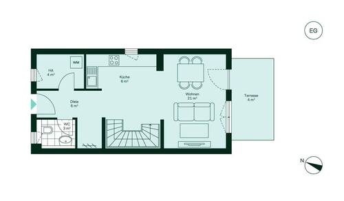 Geräumiges Erdgeschoss mit viel Stauraum - 