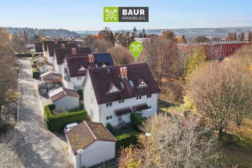 Luftaufnahme - 6 Zimmer Doppelhaushälfte zum Kaufen in Weingarten