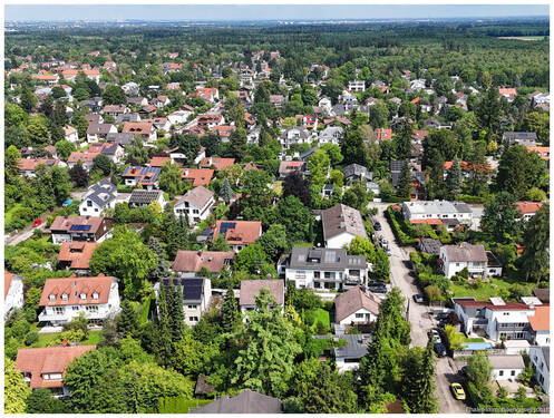 Blick nach Norden - Grundstück zum Kaufen in Neubiberg