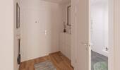 Freundlicher Eingangsbereich - 2 Zimmer Etagenwohnung in Hattingen