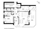 Grundriss der Beletage - 