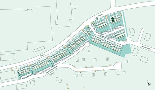 Lage des Reihenhauses im Quartier - 