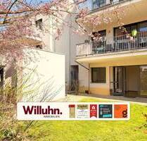 Sofort einziehen! Altersgerechte Gartenwohnung | Garage | Terrasse | Bad mit Fenster und Dusche - Leipzig Wahren