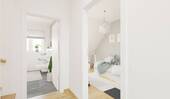 Visualisierung des Flurs im Obergeschoss - Reihenmittelhaus mit 113,10 m&sup2; in Wülfrath zum Kaufen