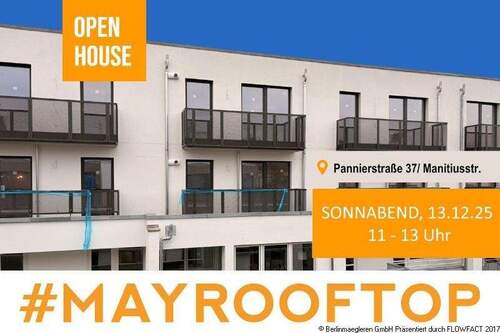 MayRoofTop Open House - Traumhafte Dachgeschoss-Neubauwohnung mit Sonnenbalkon