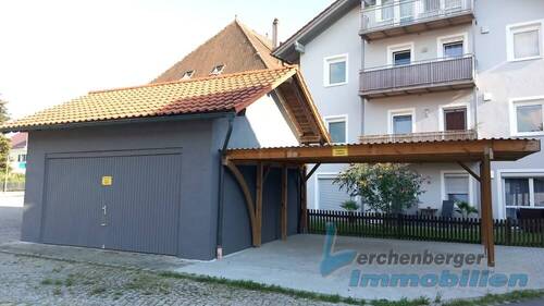 Garage m.Carport.jpg - Mehrfamilienhaus, Wohnhaus mit 160,00 m&sup2; in Eichendorf / Adldorf zum Kaufen