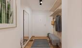 Freundlicher Eingangsbereich - 2 Zimmer Etagenwohnung zum Kaufen in Hattingen