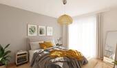 Helles und komfortables Schlafzimmer - 
