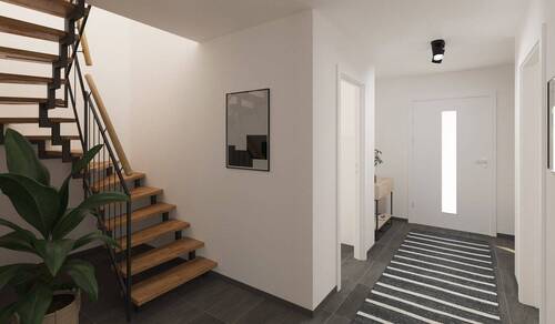 Flur im Erdgeschoss - 5 Zimmer Einfamilienhaus zum Kaufen in Schönwalde-Glien