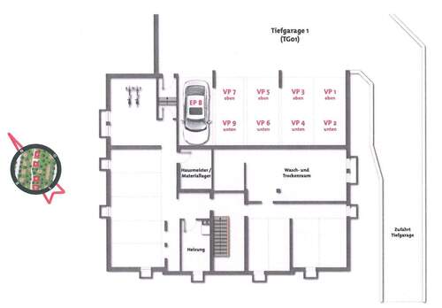 Tiefgarage, Keller - 