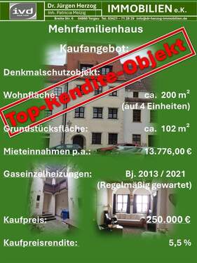 Info - Mehrfamilienhaus, Wohnhaus zum Kaufen in Torgau