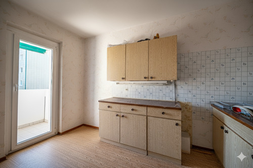 Küche mit Balkon Zugang - 2 Zimmer Etagenwohnung in Berlin