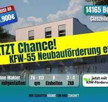 ++ZINS-MIET-ENERGIESPAREND++ 3 ZKB mit KfW 100.000€-Darlehen - Berlin Zehlendorf