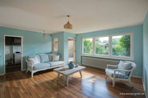 Wohnzimmer, Maritim - (KI generiert) - Bungalow mit 57,00 m² in Diepholz zum Kaufen