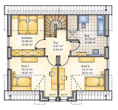 Dachgeschoss - Einfamilienhaus mit 136,00 m² in Oldenburg zum Kaufen