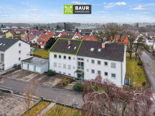 Luftbild - 1 Zimmer Etagenwohnung zum Kaufen in Bad Schussenried