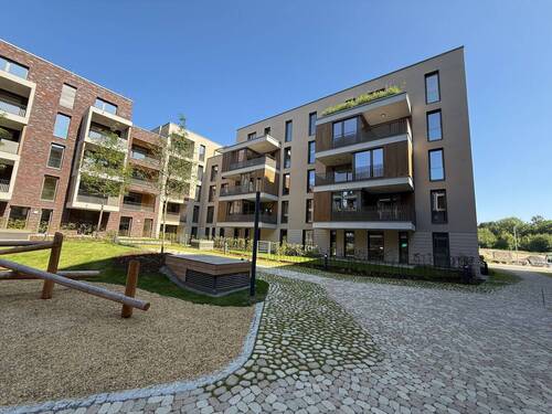 Außenansicht - Neubau 4 Zi.-Penthouse-Wohnung mit Dachterrasse - Stadtquartier 'Am Weinberg'