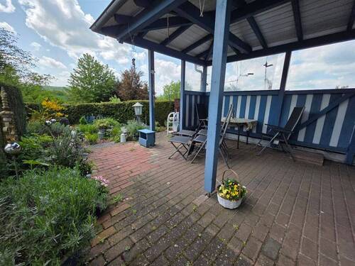 Terrasse - 4 Zimmer Doppelhaushälfte in Bad Karlshafen