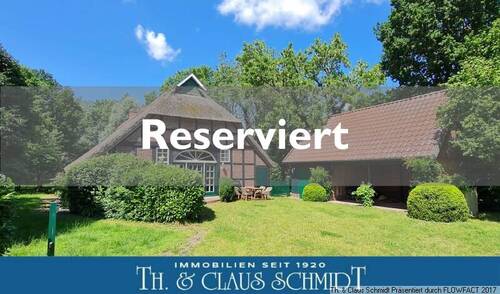 Exklusives Bauernhaus - ***Reserviert*** Sanierter Reetdachtraum (Denkmal) mit Naturpool in Naturlage zwischen Oldenburg und Jadebusen