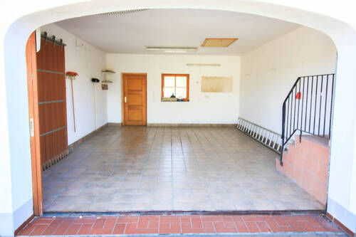 Garage mit Gartenzugang - 