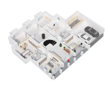 Erdgeschoss und Kellerersatzräume - 