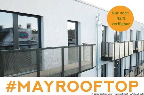 MayRoofTop Neubauwohnungen Berlin Neukölln - MayRoofTop: 2-Zimmer-Neubauwohnung mit Sonnenbalkon und Ausblick