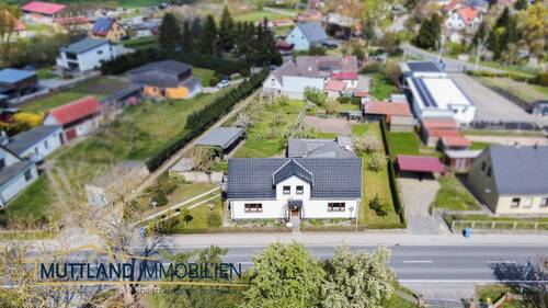Luftaufnahme - 6 Zimmer Einfamilienhaus in Richtenberg