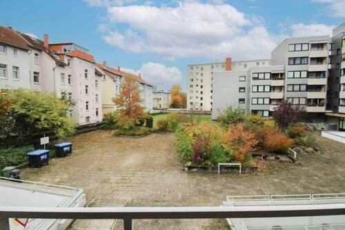 Aussicht vom Balkon - 2 Zimmer Etagenwohnung in Braunschweig