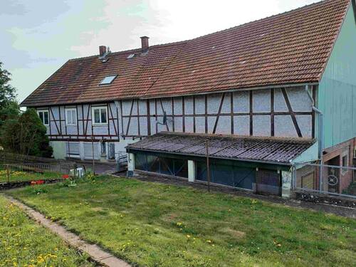 rückwärtige Ansicht - 8 Zimmer Bauernhaus, Landhaus in Grebenhain