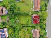 Grundstücksansicht von oben - 4 Zimmer Einfamilienhaus in Calw