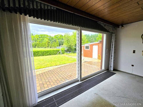 Ausblick Wohnzimmer Terrasse - 